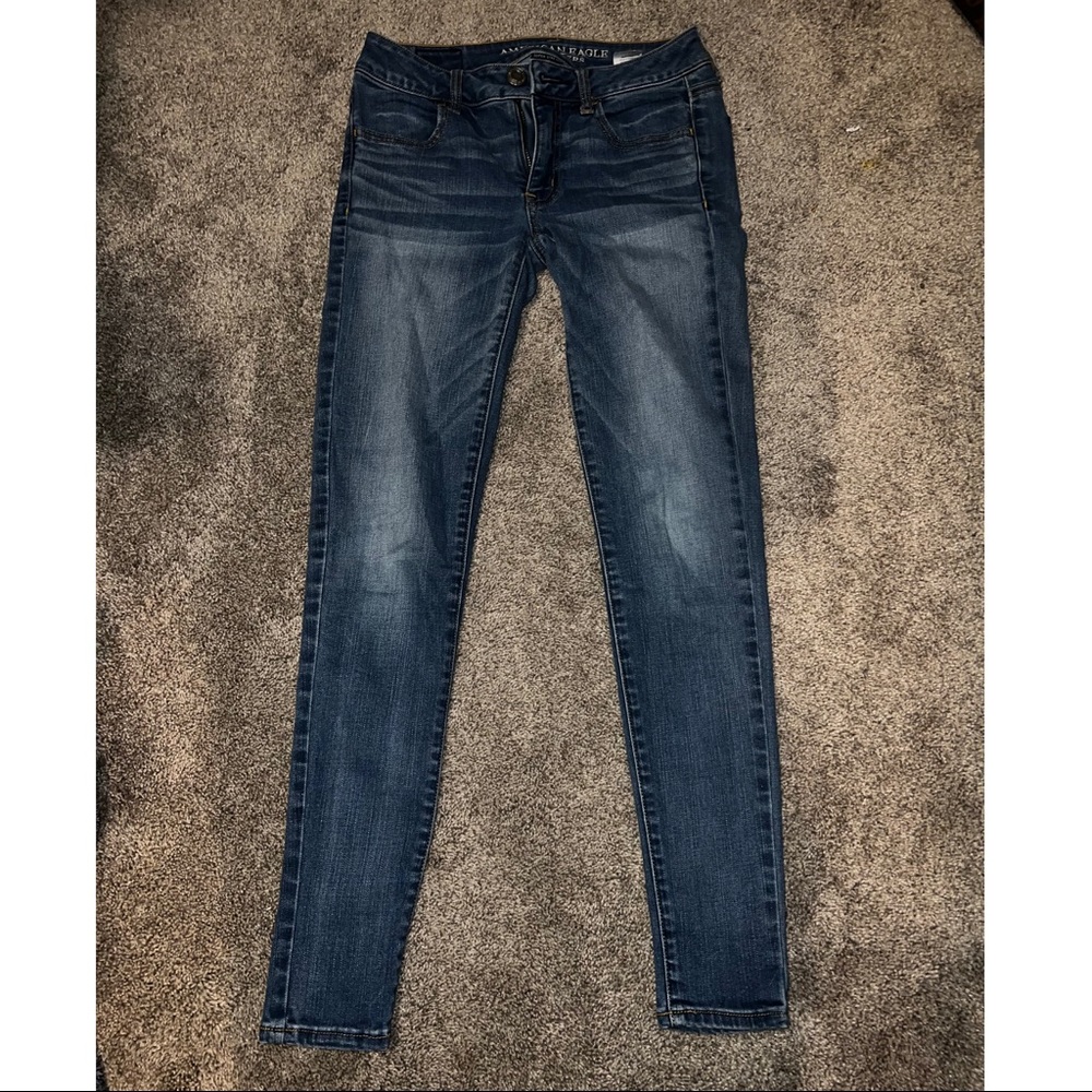 AE Blue Jeans - Super Stretch Skinny Jeans